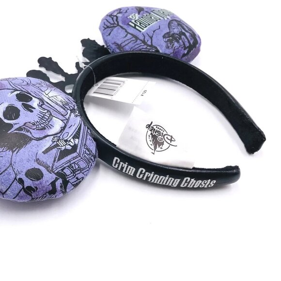 Disney Parks Haunted Mansion Singing Busts Mickey Ears Headband - Picture 3 of 11